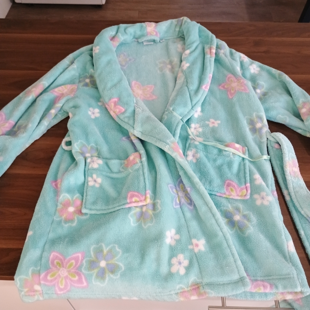 Sonoma Aqua Floral Women's Robe